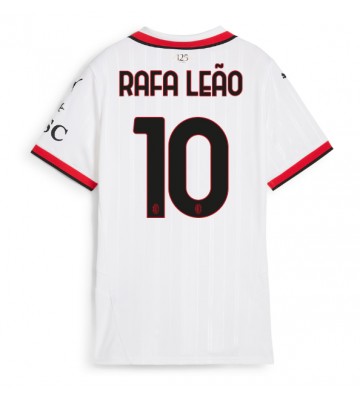 AC Milan Rafael Leao #10 Venkovní Dres pro Dámy 2024-25 Krátkým Rukávem