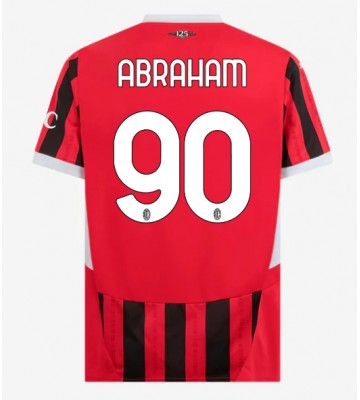 AC Milan Tammy Abraham #90 Domácí Dres 2024-25 Krátkým Rukávem