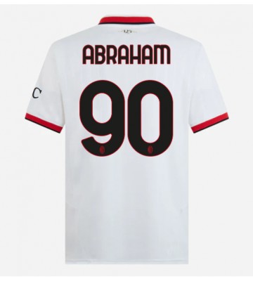 AC Milan Tammy Abraham #90 Venkovní Dres 2024-25 Krátkým Rukávem