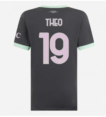 AC Milan Theo Hernandez #19 Alternativní Dres pro Dámy 2024-25 Krátkým Rukávem