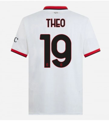 AC Milan Theo Hernandez #19 Venkovní Dres 2024-25 Krátkým Rukávem