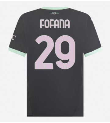 AC Milan Youssouf Fofana #29 Alternativní Dres 2024-25 Krátkým Rukávem