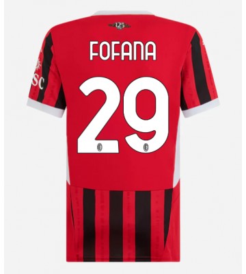 AC Milan Youssouf Fofana #29 Domácí Dres pro Dámy 2024-25 Krátkým Rukávem