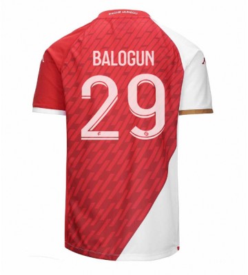 AS Monaco Folarin Balogun #29 Domácí Dres 2023-24 Krátkým Rukávem