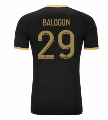 AS Monaco Folarin Balogun #29 Venkovní Dres 2023-24 Krátkým Rukávem