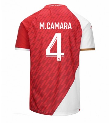 AS Monaco Mohamed Camara #4 Domácí Dres 2023-24 Krátkým Rukávem