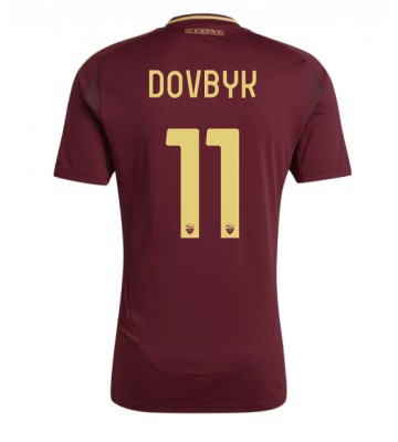 AS Roma Artem Dovbyk #11 Domácí Dres 2024-25 Krátkým Rukávem