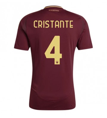 AS Roma Bryan Cristante #4 Domácí Dres 2024-25 Krátkým Rukávem