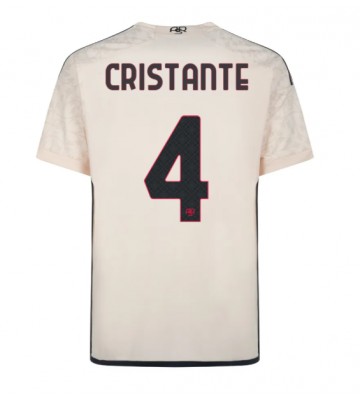 AS Roma Bryan Cristante #4 Venkovní Dres 2023-24 Krátkým Rukávem