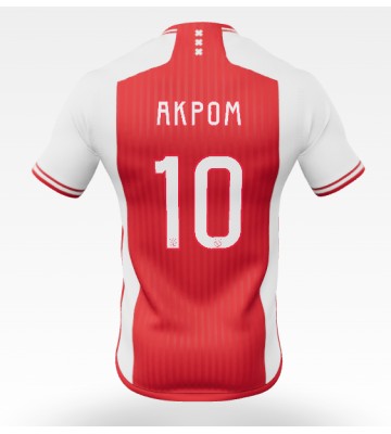 Ajax Chuba Akpom #10 Domácí Dres 2023-24 Krátkým Rukávem