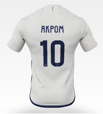 Ajax Chuba Akpom #10 Venkovní Dres 2023-24 Krátkým Rukávem