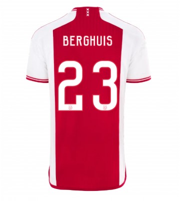 Ajax Steven Berghuis #23 Domácí Dres 2023-24 Krátkým Rukávem