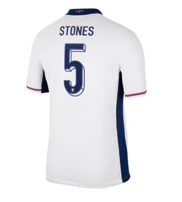 Anglie John Stones #5 Domácí Dres ME 2024 Krátkým Rukávem