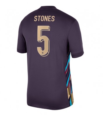 Anglie John Stones #5 Venkovní Dres ME 2024 Krátkým Rukávem