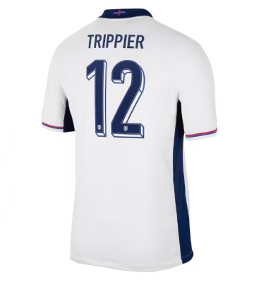 Anglie Kieran Trippier #12 Domácí Dres ME 2024 Krátkým Rukávem