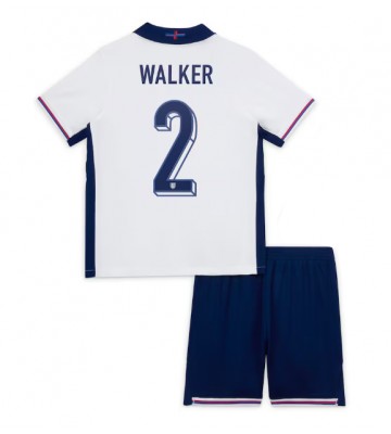 Anglie Kyle Walker #2 Domácí dres komplet pro Děti ME 2024 Krátkým Rukávem (+ Krátké kalhoty)