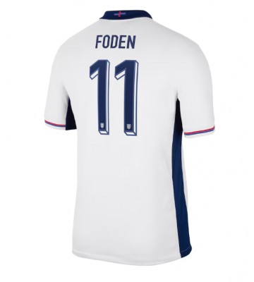 Anglie Phil Foden #11 Domácí Dres ME 2024 Krátkým Rukávem