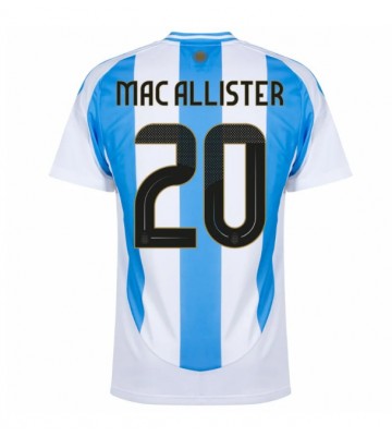 Argentina Alexis Mac Allister #20 Domácí Dres Copa America 2024 Krátkým Rukávem