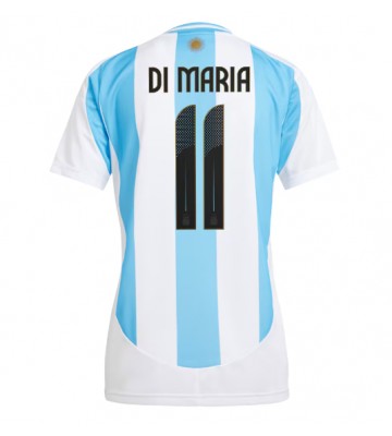 Argentina Angel Di Maria #11 Domácí Dres pro Dámy Copa America 2024 Krátkým Rukávem