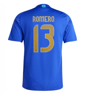 Argentina Cristian Romero #13 Venkovní Dres Copa America 2024 Krátkým Rukávem