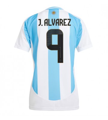 Argentina Julian Alvarez #9 Domácí Dres pro Dámy Copa America 2024 Krátkým Rukávem