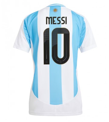 Argentina Lionel Messi #10 Domácí Dres pro Dámy Copa America 2024 Krátkým Rukávem