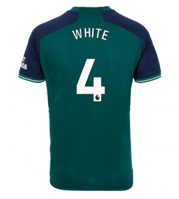 Arsenal Ben White #4 Alternativní Dres 2023-24 Krátkým Rukávem