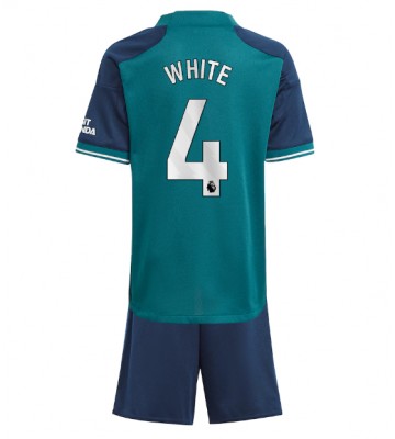 Arsenal Ben White #4 Alternativní dres komplet pro Děti 2023-24 Krátkým Rukávem (+ Krátké kalhoty)