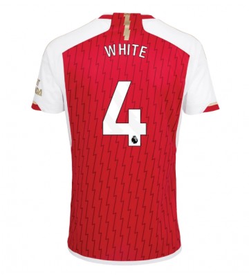 Arsenal Ben White #4 Domácí Dres 2023-24 Krátkým Rukávem