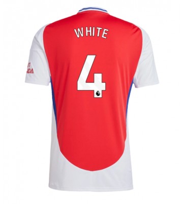 Arsenal Ben White #4 Domácí Dres 2024-25 Krátkým Rukávem