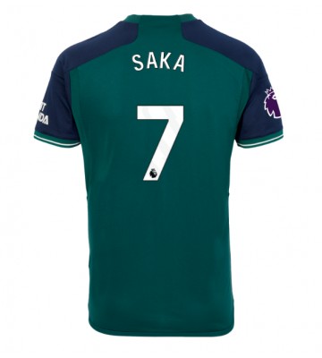 Arsenal Bukayo Saka #7 Alternativní Dres 2023-24 Krátkým Rukávem