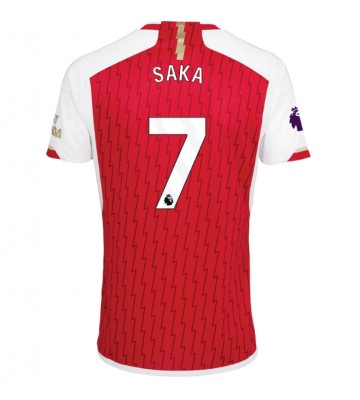 Arsenal Bukayo Saka #7 Domácí Dres 2023-24 Krátkým Rukávem