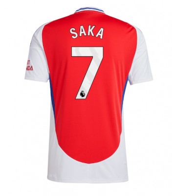 Arsenal Bukayo Saka #7 Domácí Dres 2024-25 Krátkým Rukávem