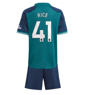 Arsenal Declan Rice #41 Alternativní dres komplet pro Děti 2023-24 Krátkým Rukávem (+ Krátké kalhoty)