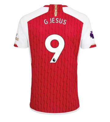 Arsenal Gabriel Jesus #9 Domácí Dres 2023-24 Krátkým Rukávem