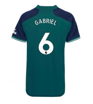 Arsenal Gabriel Magalhaes #6 Alternativní Dres pro Dámy 2023-24 Krátkým Rukávem