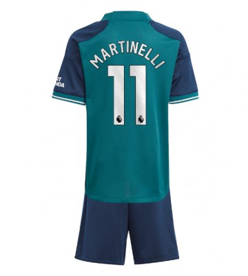 Arsenal Gabriel Martinelli #11 Alternativní dres komplet pro Děti 2023-24 Krátkým Rukávem (+ Krátké kalhoty)