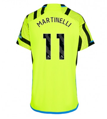 Arsenal Gabriel Martinelli #11 Venkovní Dres pro Dámy 2023-24 Krátkým Rukávem