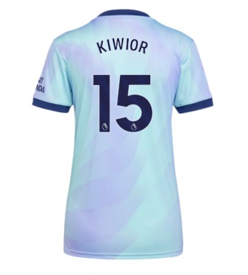 Arsenal Jakub Kiwior #15 Alternativní Dres pro Dámy 2024-25 Krátkým Rukávem