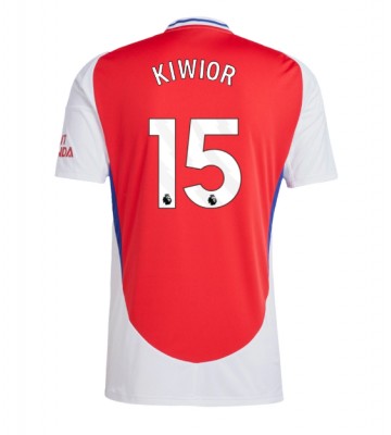 Arsenal Jakub Kiwior #15 Domácí Dres 2024-25 Krátkým Rukávem