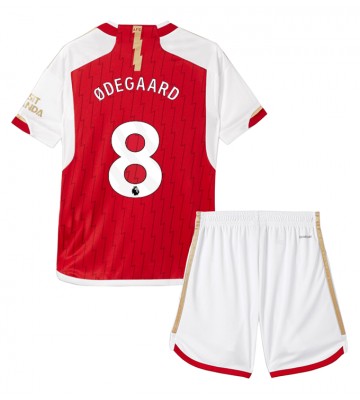 Arsenal Martin Odegaard #8 Domácí dres komplet pro Děti 2023-24 Krátkým Rukávem (+ Krátké kalhoty)