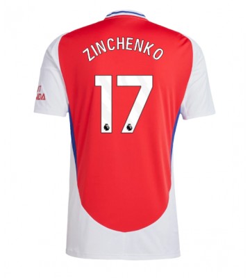 Arsenal Oleksandr Zinchenko #17 Domácí Dres 2024-25 Krátkým Rukávem