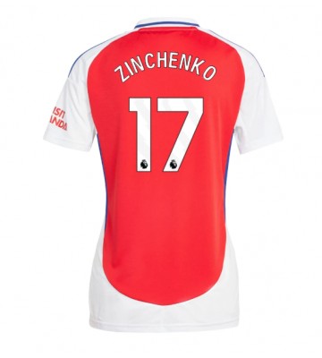 Arsenal Oleksandr Zinchenko #17 Domácí Dres pro Dámy 2024-25 Krátkým Rukávem