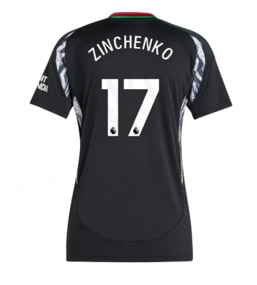 Arsenal Oleksandr Zinchenko #17 Venkovní Dres pro Dámy 2024-25 Krátkým Rukávem