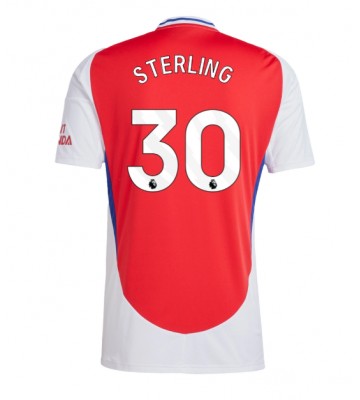 Arsenal Raheem Sterling #30 Domácí Dres 2024-25 Krátkým Rukávem