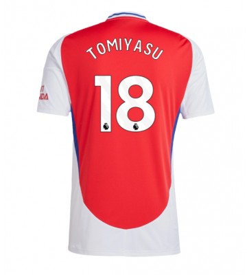 Arsenal Takehiro Tomiyasu #18 Domácí Dres 2024-25 Krátkým Rukávem