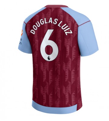 Aston Villa Douglas Luiz #6 Domácí Dres 2023-24 Krátkým Rukávem