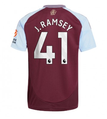 Aston Villa Jacob Ramsey #41 Domácí Dres 2024-25 Krátkým Rukávem