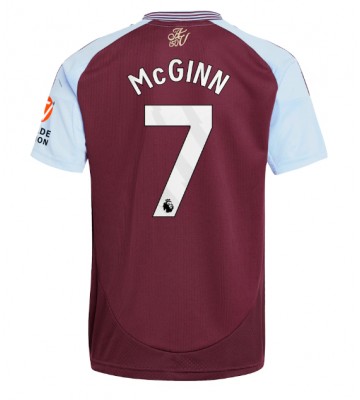 Aston Villa John McGinn #7 Domácí Dres 2024-25 Krátkým Rukávem