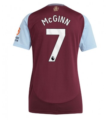 Aston Villa John McGinn #7 Domácí Dres pro Dámy 2024-25 Krátkým Rukávem